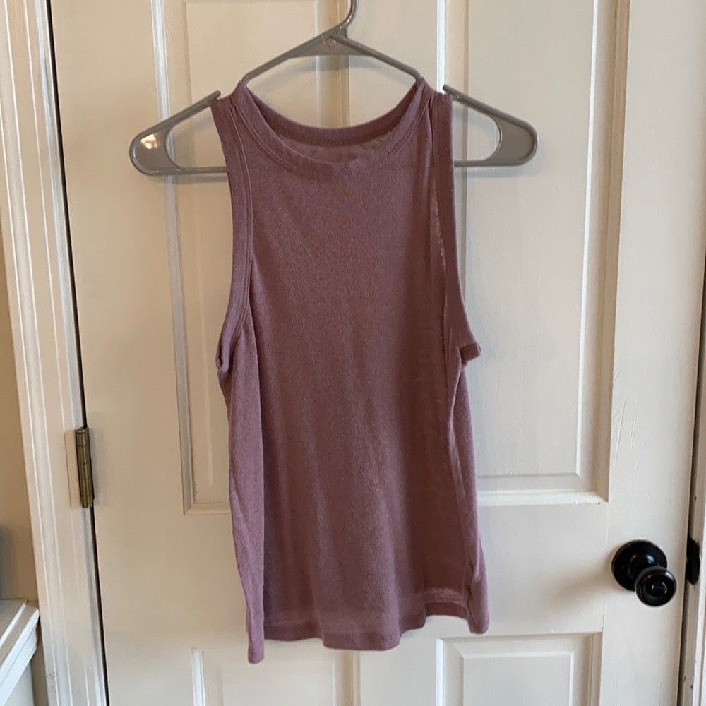 Dark purple tank top